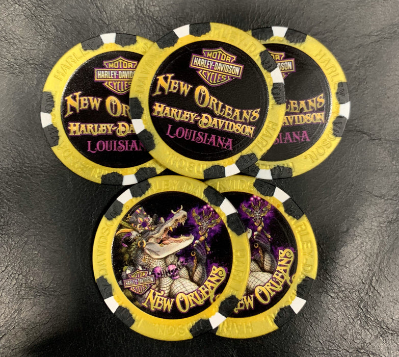 Gator Poker Chip