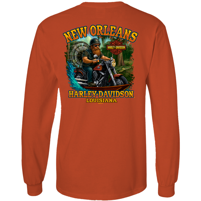Airboat Men's Long Sleeve Shirt
