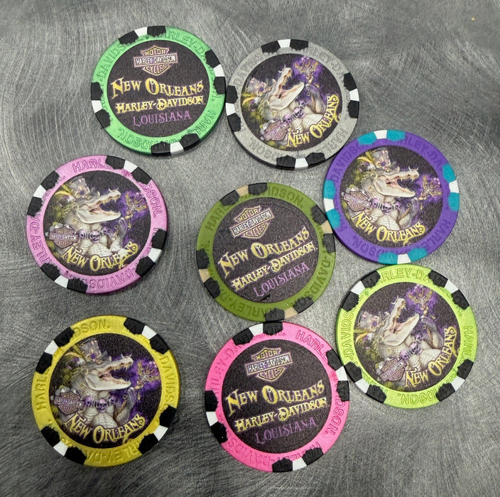 Gator Poker Chip