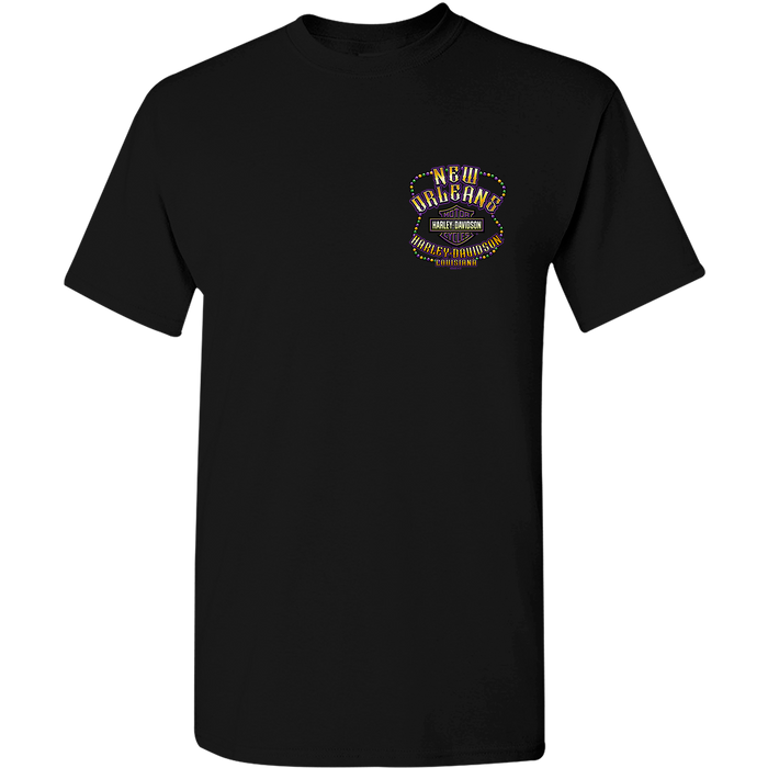 Mardi Gras Jester Rider Men's Short Sleeve Shirt