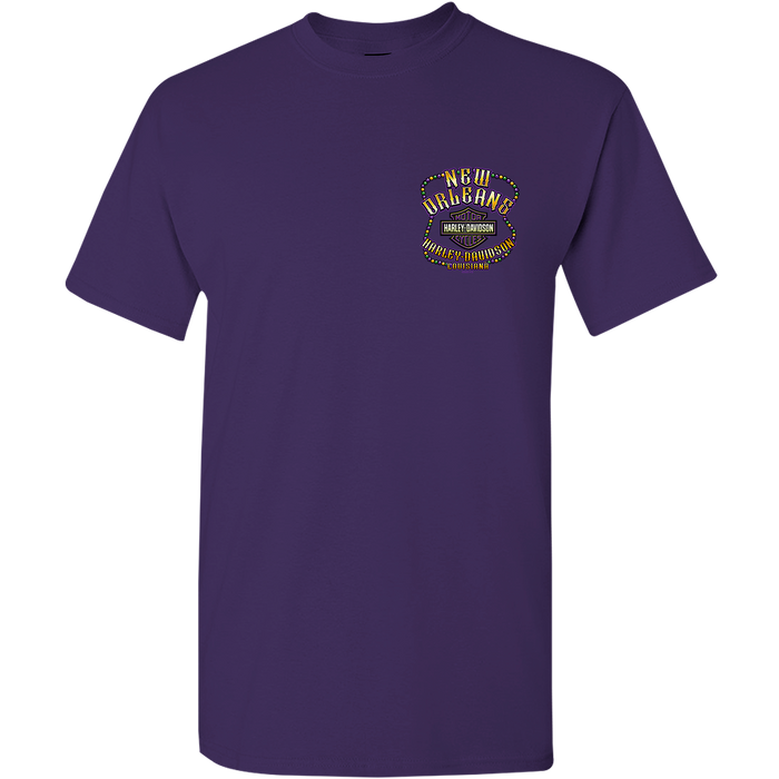 Mardi Gras Jester Rider Men's Short Sleeve Shirt