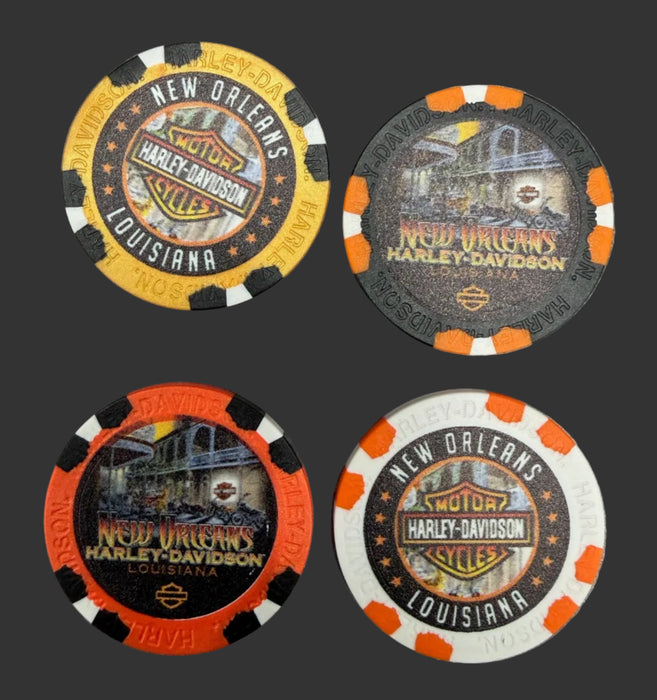 Street Scene Poker Chip